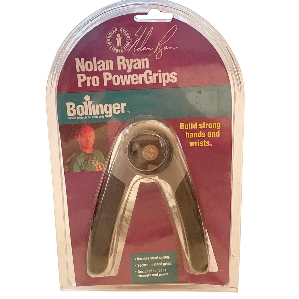 RARE Bollinger Nolan Ryan Pro PowerGrips Hand Grip Strengthener‎ Trainer NEW